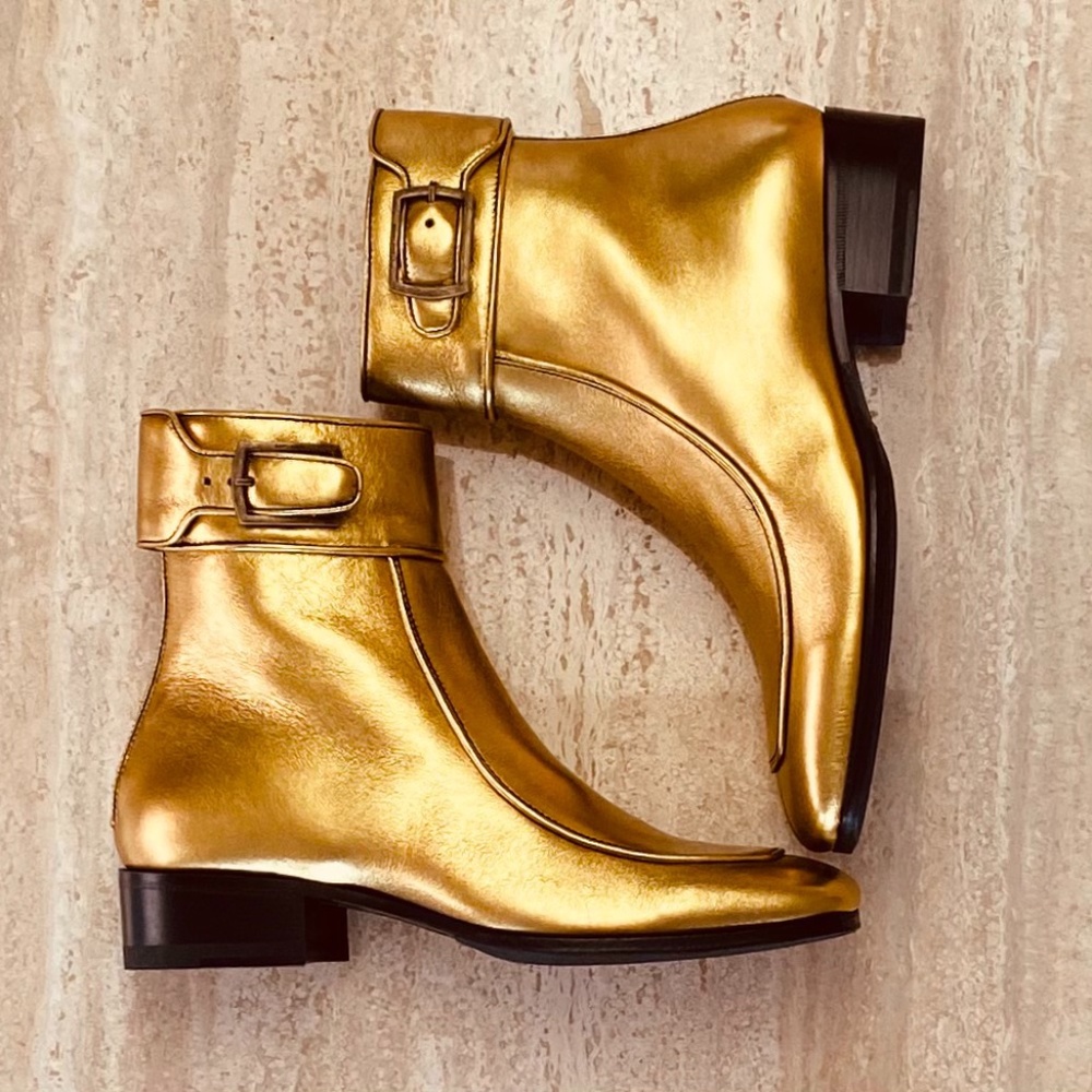 🌟HOST PICK 🌟SAINT LAURENT Miles Buckle Cuff Ankle Boot